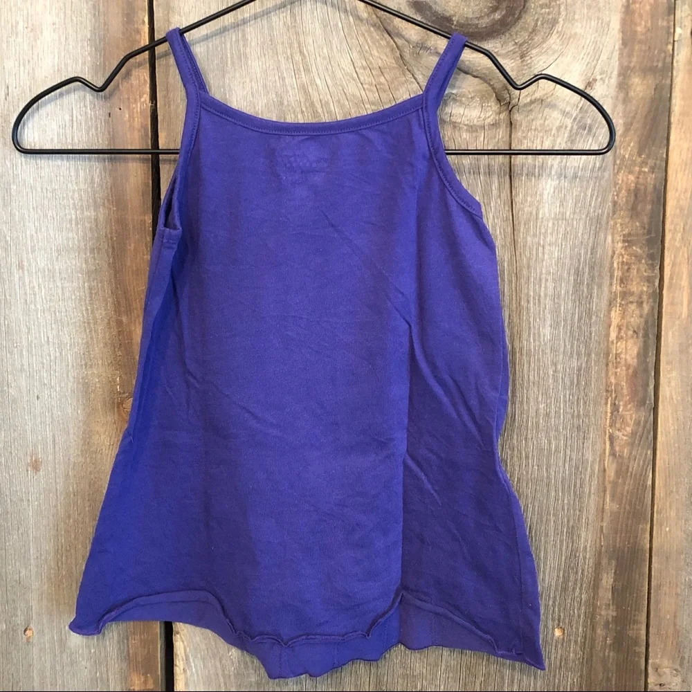 Old Navy Ruffle Tank Top in Purple Blue Size Small 6 7